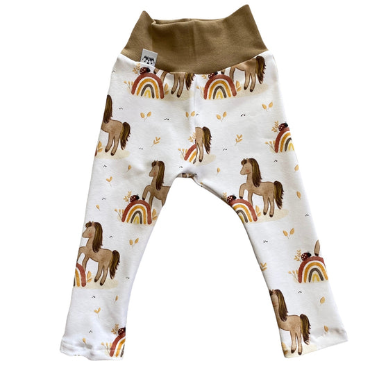 Mädchen leggings pferd 
