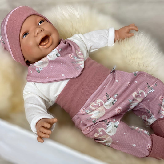Baby bekleidungsset altrosa 