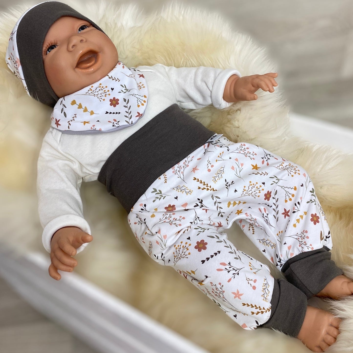 Baby bekleidungsset Blumen 