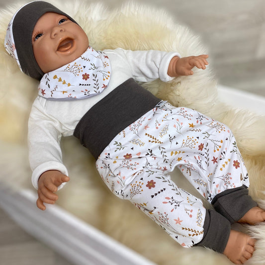 Baby bekleidungsset Blumen 