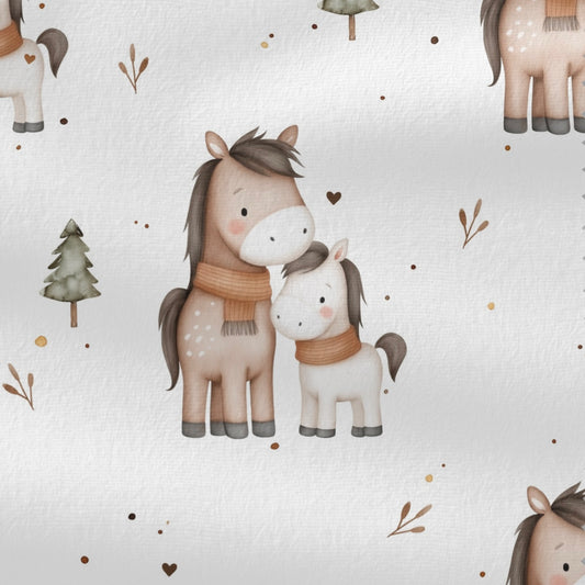 French Terry Winterpferde