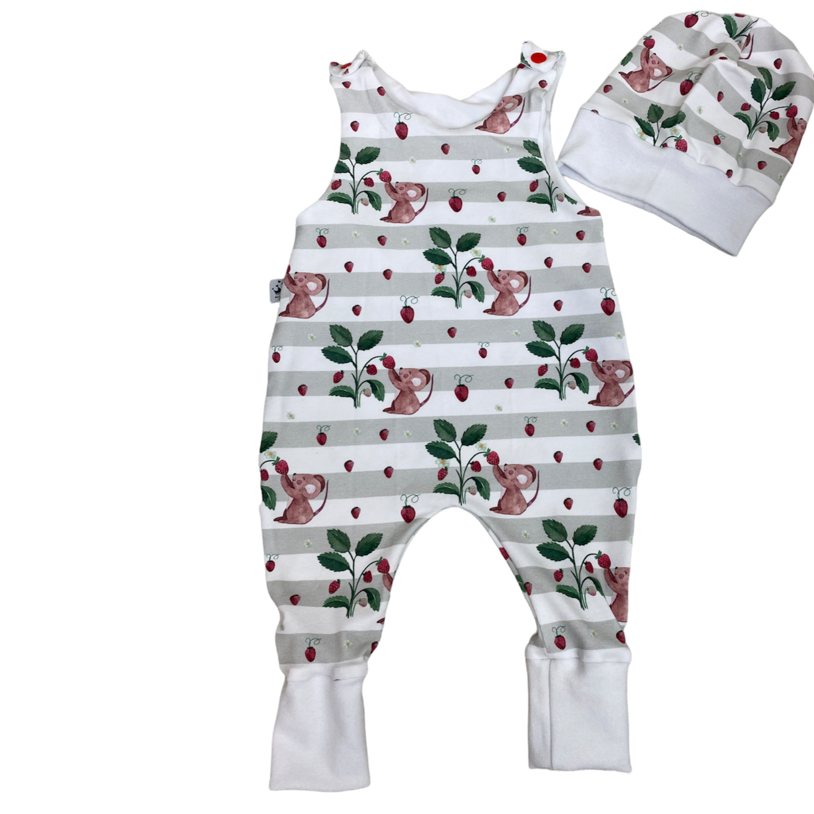 Baby Strampler mit mütze