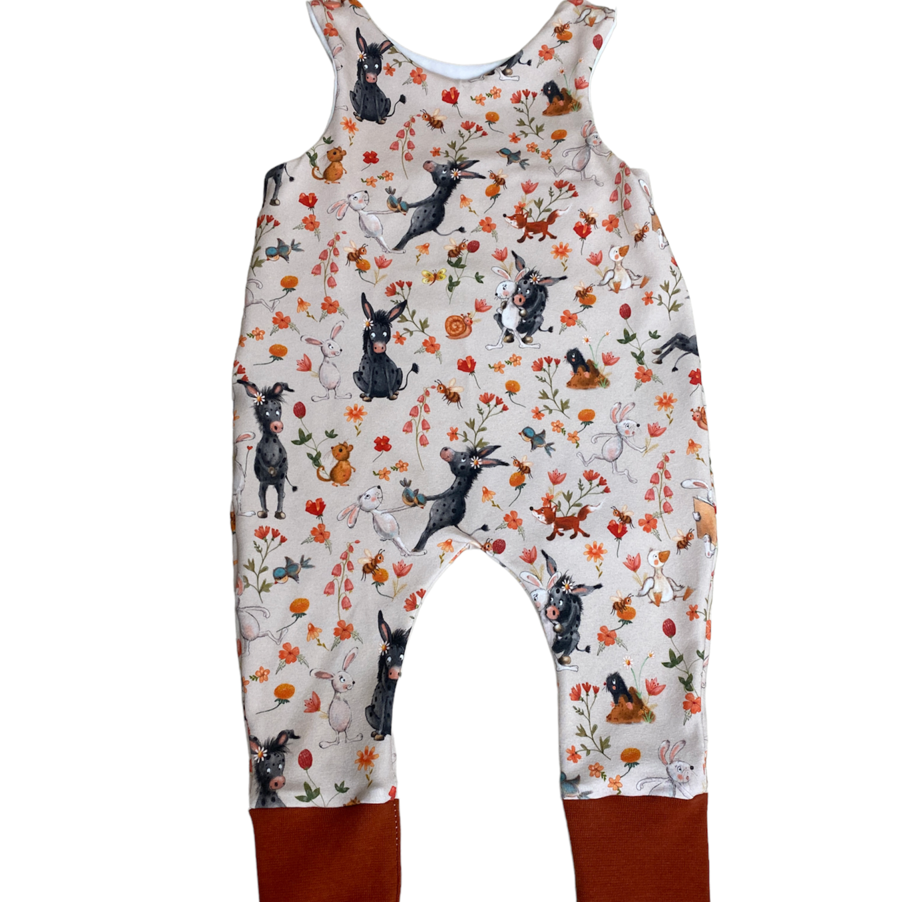 Baby Strampler esel 