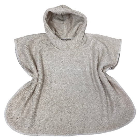 kinder badeponcho beige