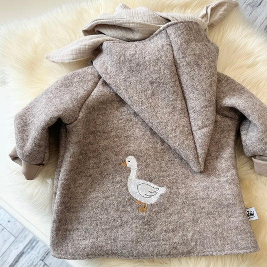 Walkjacke Beige Gans