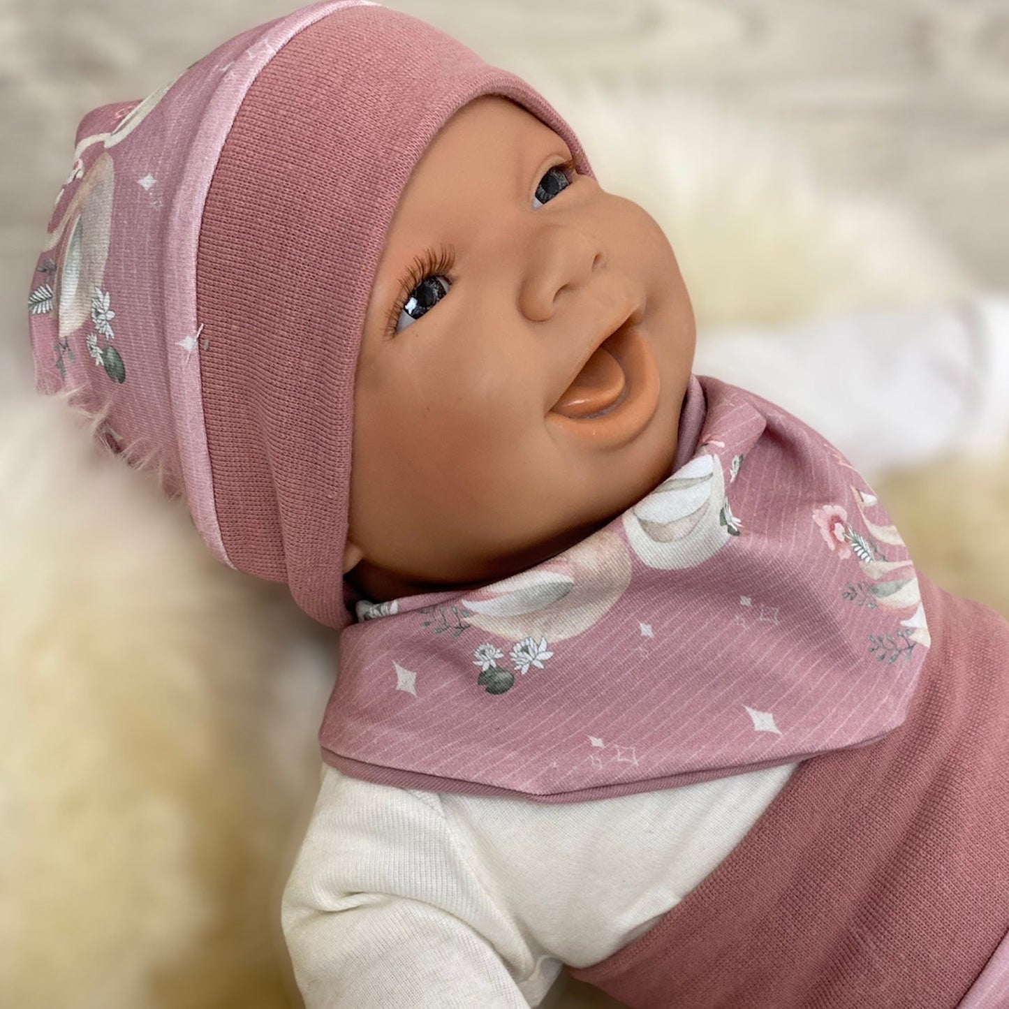 Baby set swan love