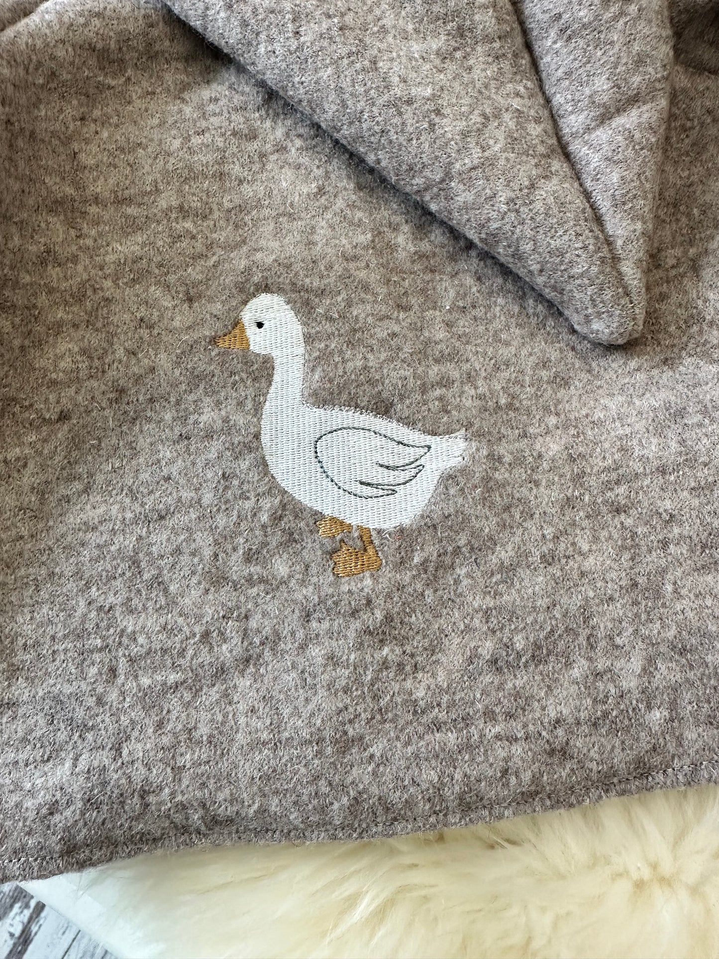 Walkjacke Beige Gans