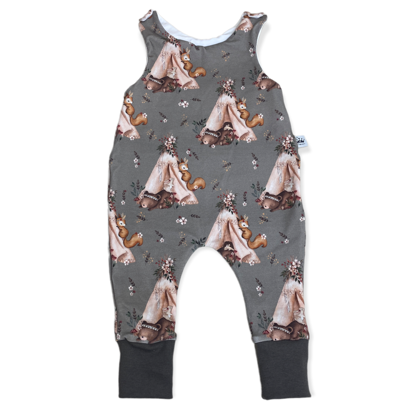 Baby Strampler Waldtiere 