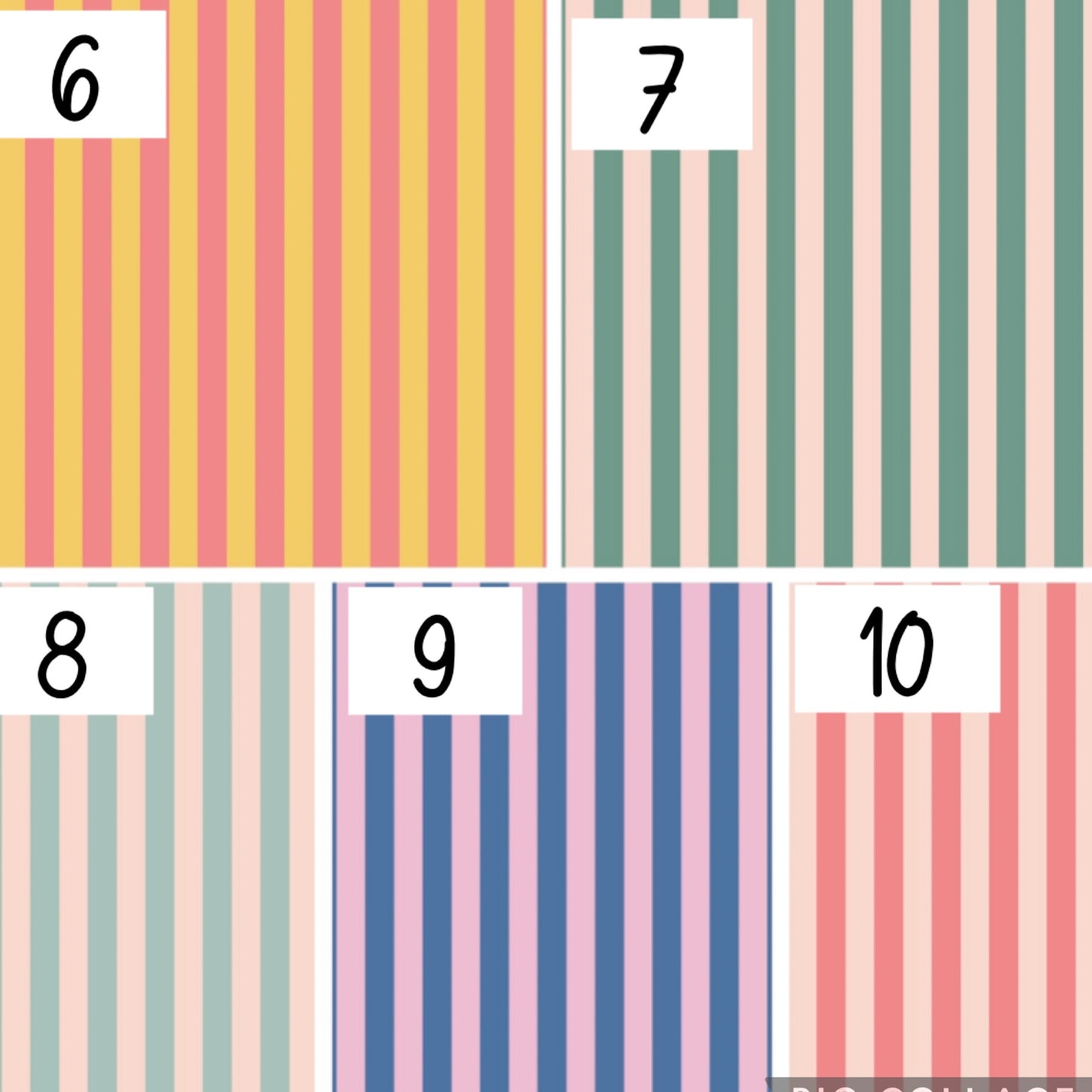 BIO Jersey bunte Streifen 0.5 m