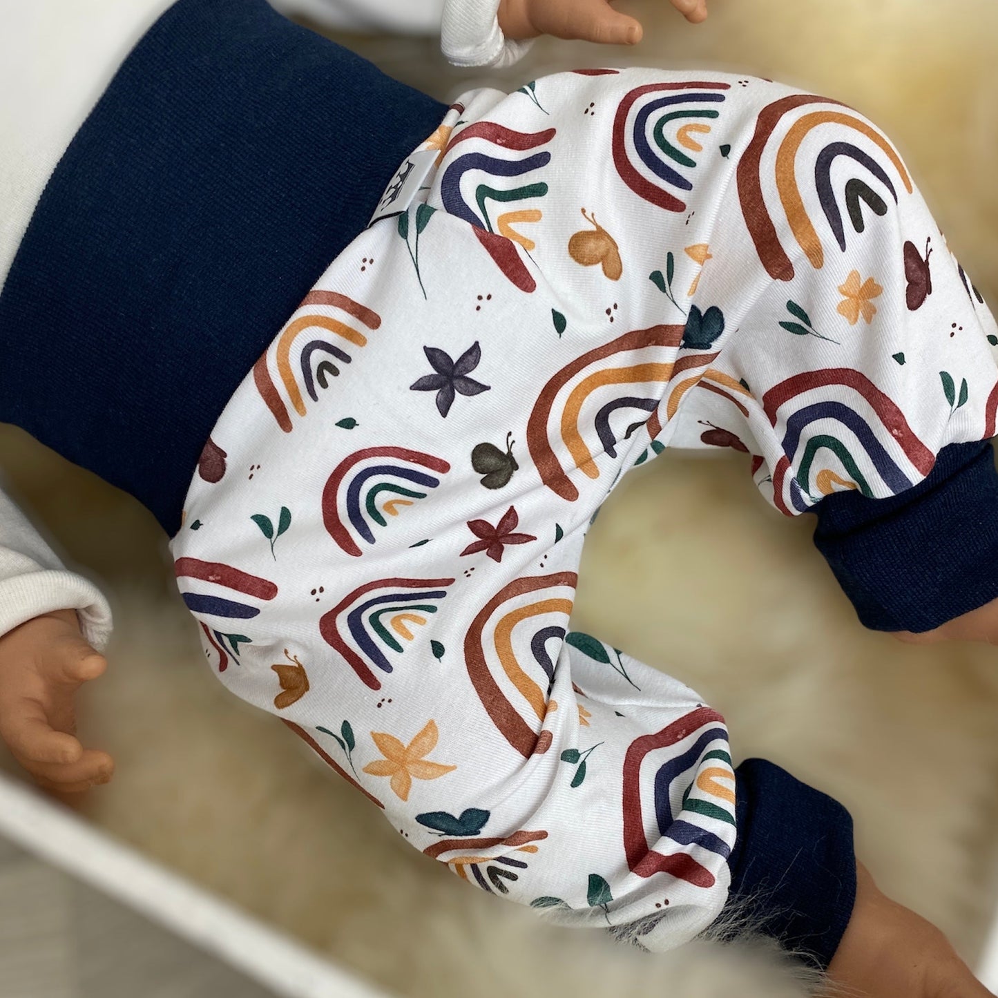 Baby Set Blue Rainbow