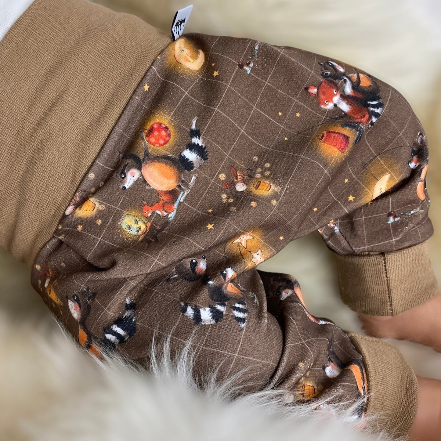 Baby Set Lantern Festival brown