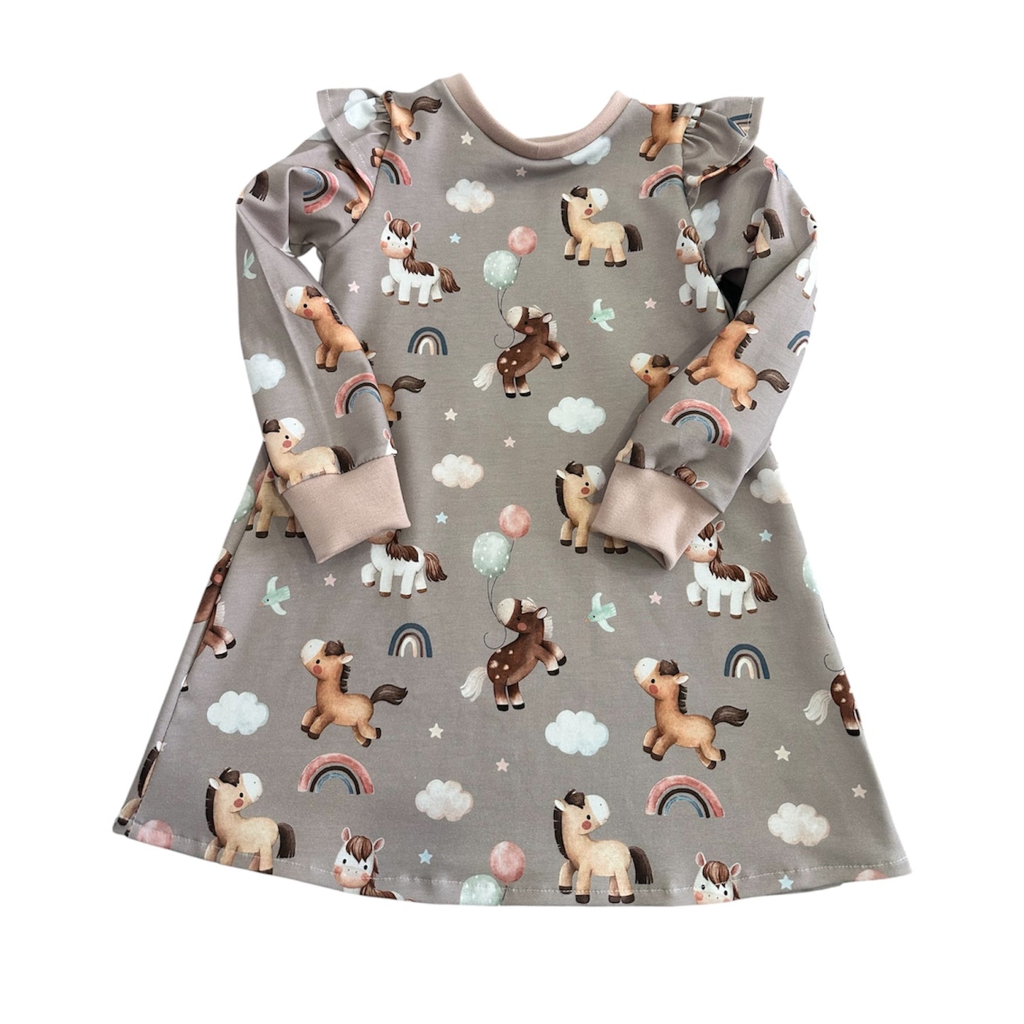Kleid langarm rüschen Happy Pony