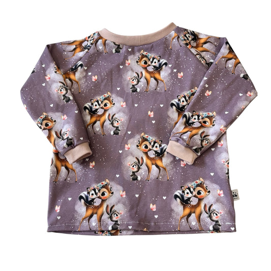 Pullover Rehfreunde lila