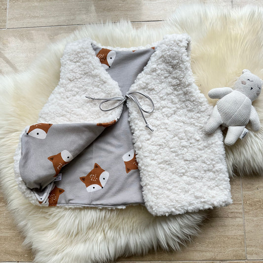 Teddyweste Fuchskopf