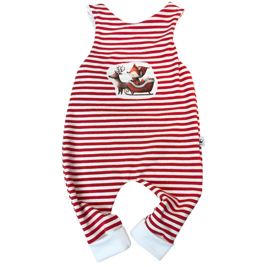 Xmas Kollektion Strampler Fuchs Schlitten