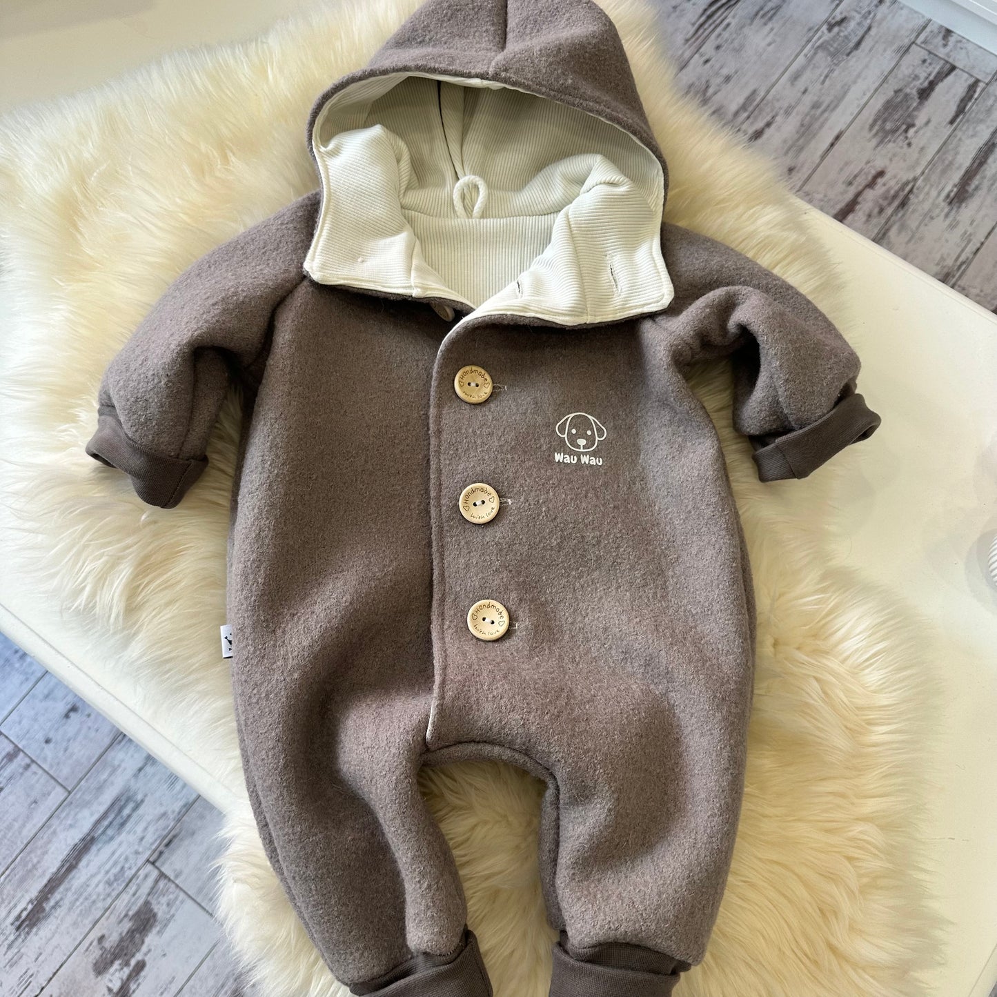 Walkoverall Taupe Hund