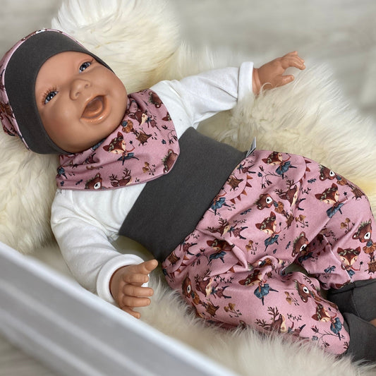 Baby bekleidungsset altrosa 