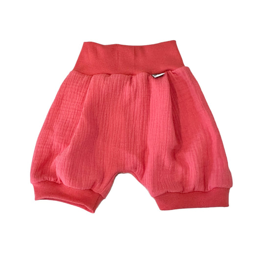 Pumpshorts Musselin Koralle