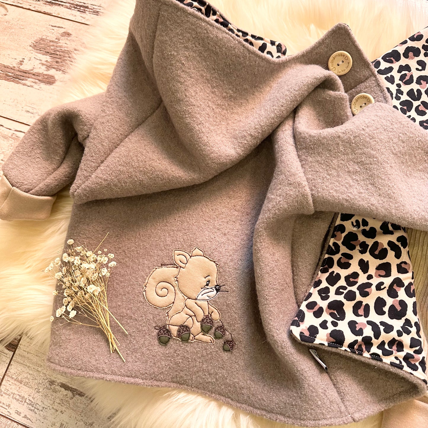 Walkjacke Leo Eichhörnchen