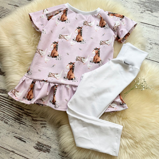 Spar Set Pferde und Gans