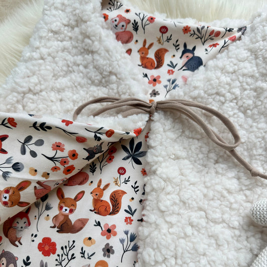 Teddyweste Flower Forest