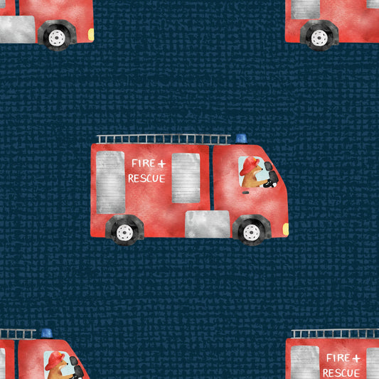 stoff blau feuerwehr