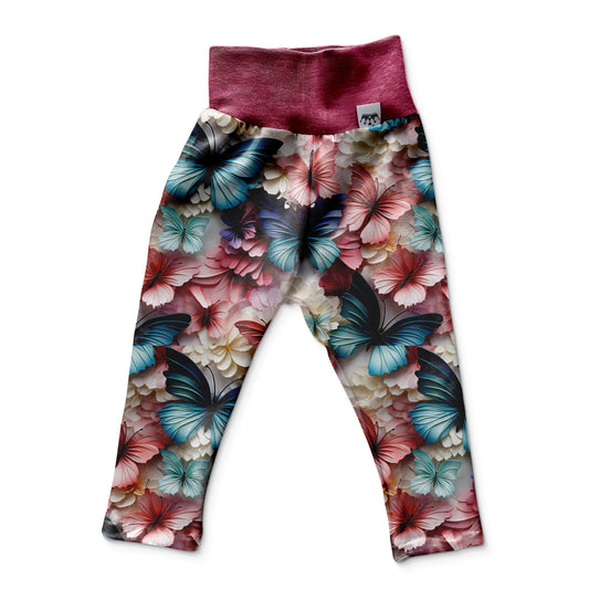 Leggings mädchen 3d schmetterling