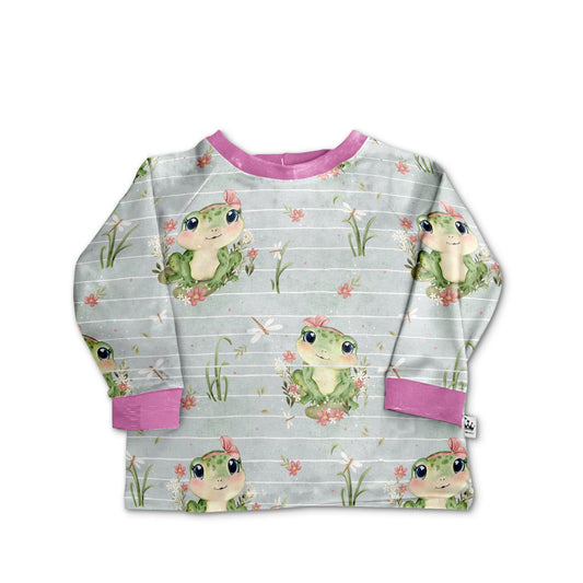 Kinder Pullover Frosch