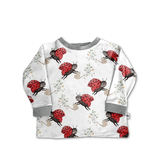 Kinder Pullover marienkäfer